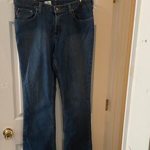 Carhartt Women's 16 Dark Blue Boot-Cut Jeans